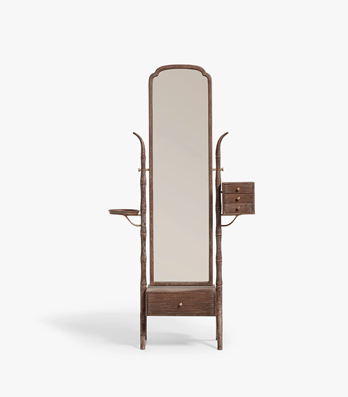 Vintage Wooden Dressing Mirror