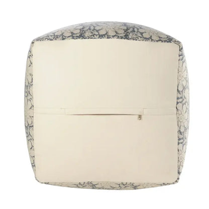 Bohemian Cottage Floral Pouf