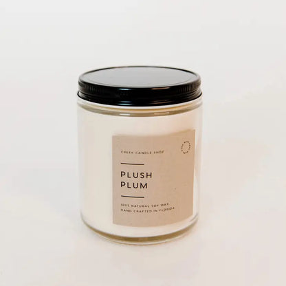 8 Oz Plush Plum Soy Candle