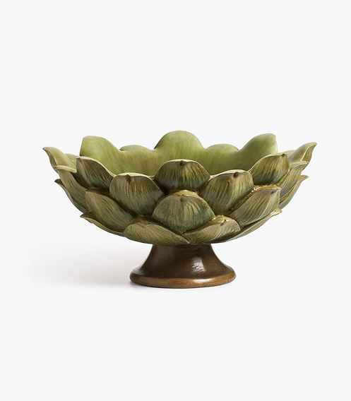 Artisan Leaf Decorative Bowl